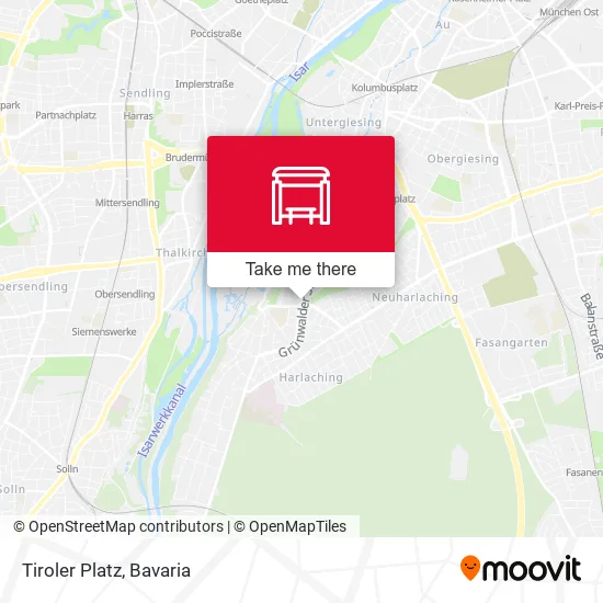 Карта Tiroler Platz