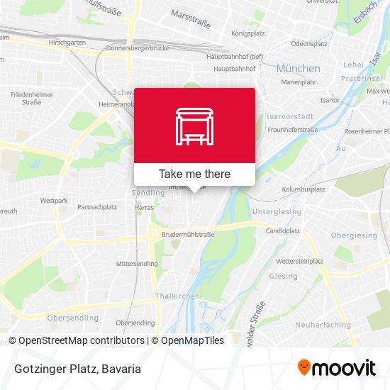 Карта Gotzinger Platz