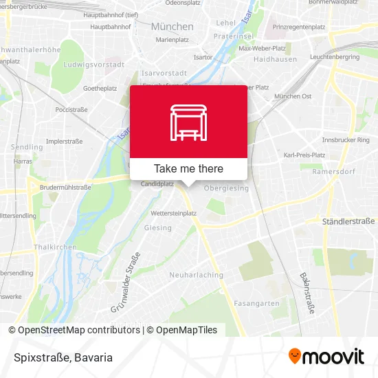 Карта Spixstraße