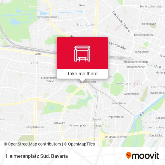 Карта Heimeranplatz Süd