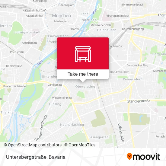 Карта Untersbergstraße