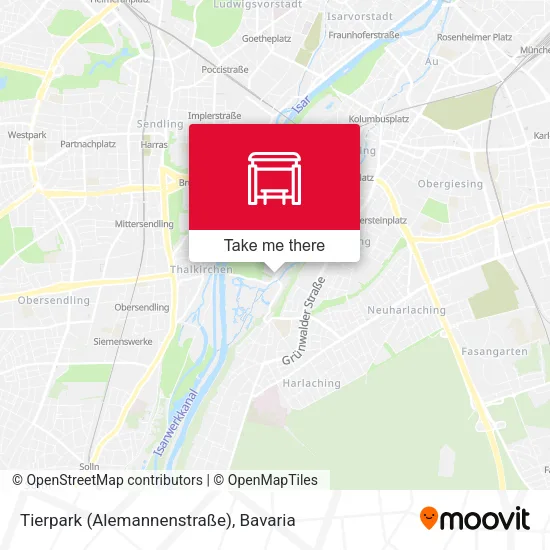 Карта Tierpark (Alemannenstraße)