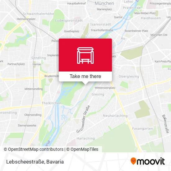 Карта Lebscheestraße
