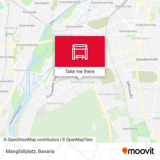 Карта Mangfallplatz