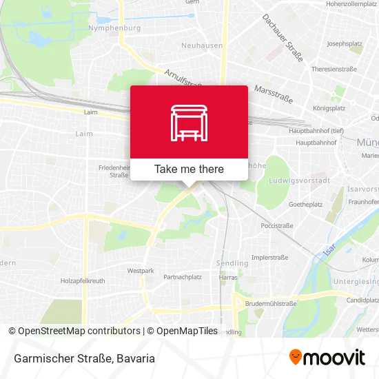 Карта Garmischer Straße