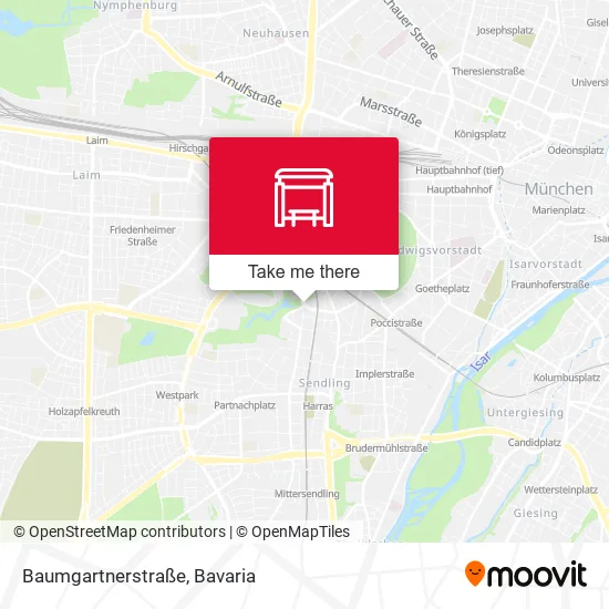 Карта Baumgartnerstraße