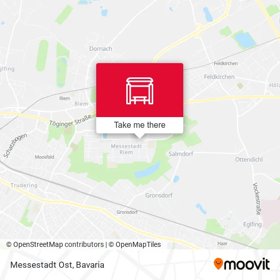 Карта Messestadt Ost