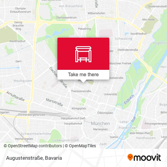 Карта Augustenstraße