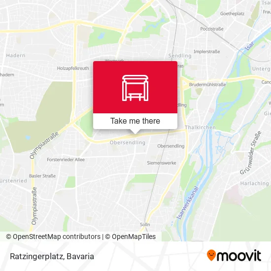 Карта Ratzingerplatz