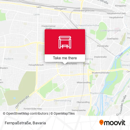 Карта Fernpaßstraße