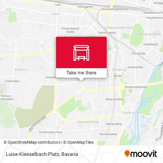 Карта Luise-Kiesselbach-Platz