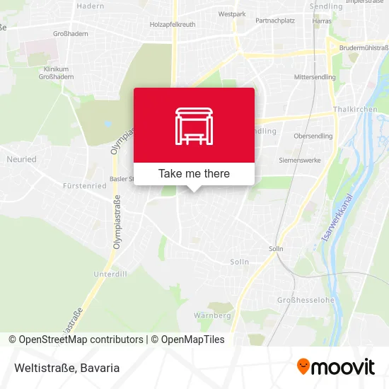 Карта Weltistraße