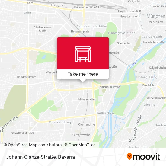 Карта Johann-Clanze-Straße