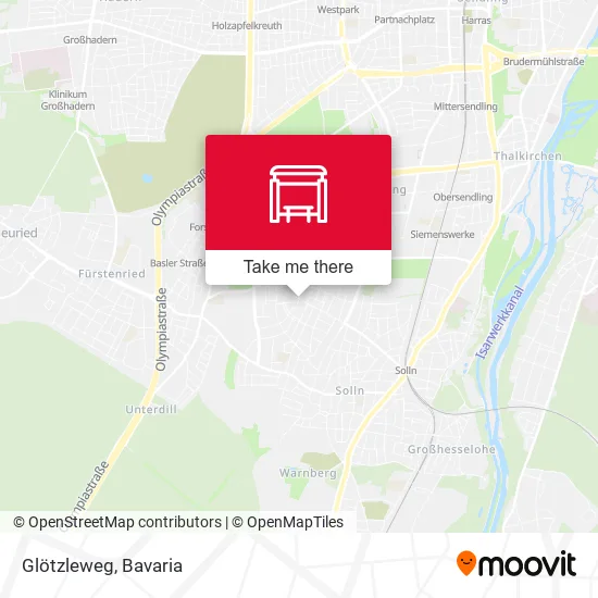 Карта Glötzleweg