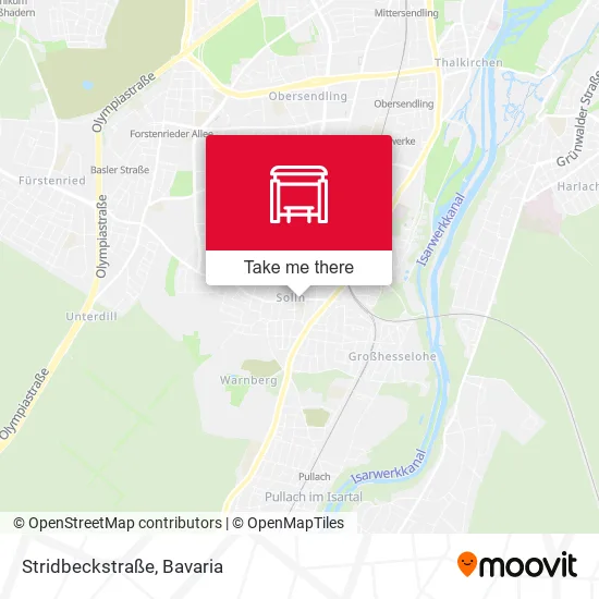 Карта Stridbeckstraße