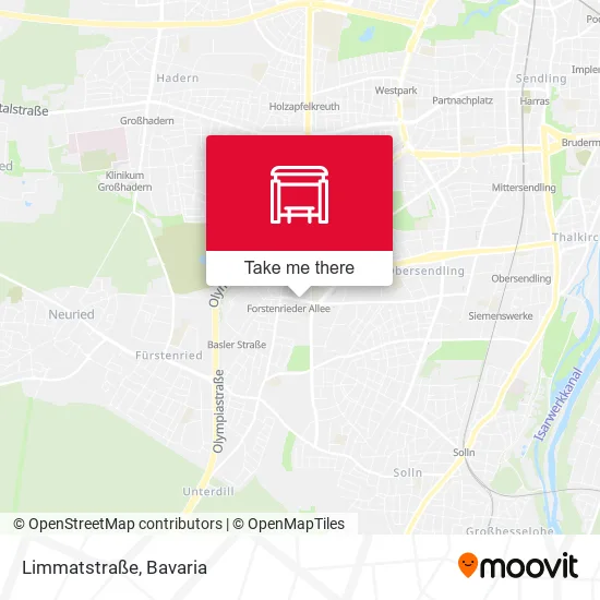 Карта Limmatstraße