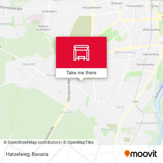 Карта Hatzelweg