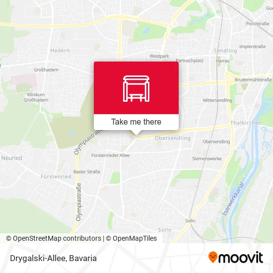 Карта Drygalski-Allee