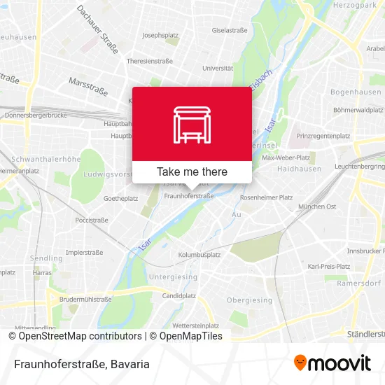 Карта Fraunhoferstraße