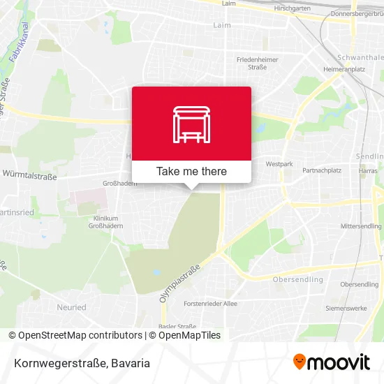 Карта Kornwegerstraße