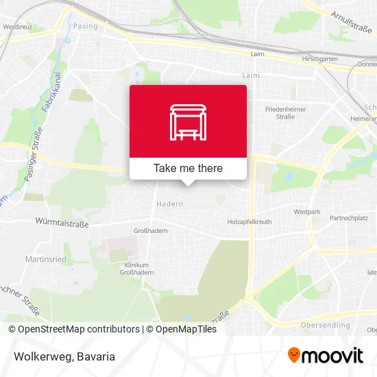 Карта Wolkerweg