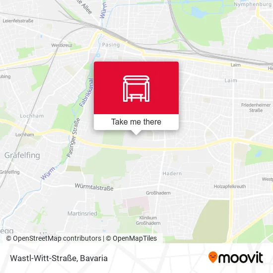 Карта Wastl-Witt-Straße