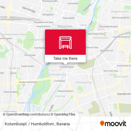 Карта Kolumbuspl. / Humboldtstr.