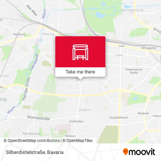 Карта Silberdistelstraße