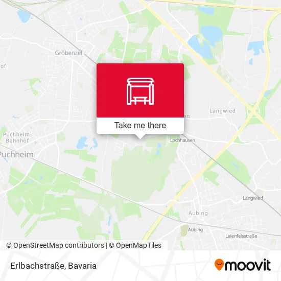 Карта Erlbachstraße