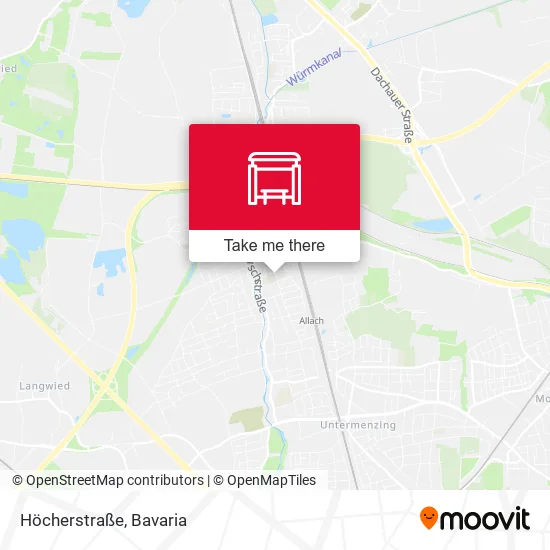 Карта Höcherstraße