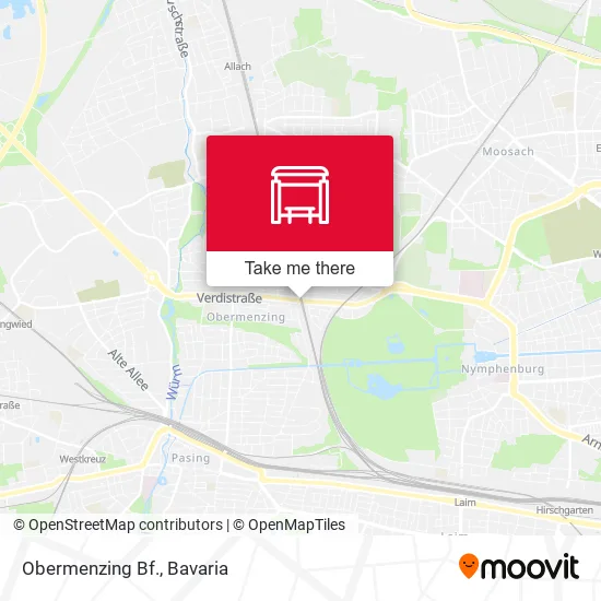 Карта Obermenzing Bf.