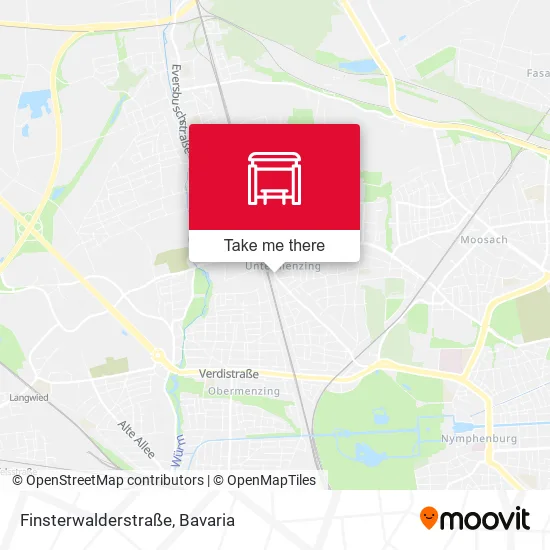 Карта Finsterwalderstraße
