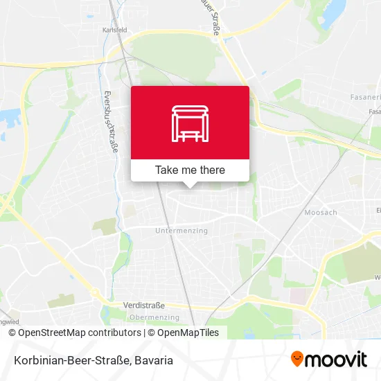 Карта Korbinian-Beer-Straße