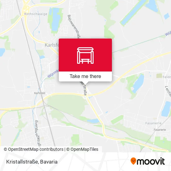 Карта Kristallstraße