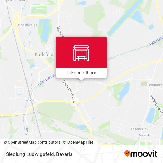 Карта Siedlung Ludwigsfeld