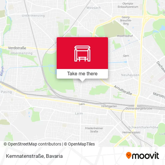 Карта Kemnatenstraße