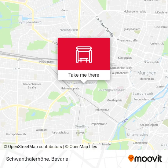Карта Schwanthalerhöhe