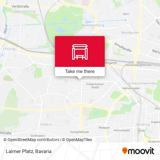 Карта Laimer Platz