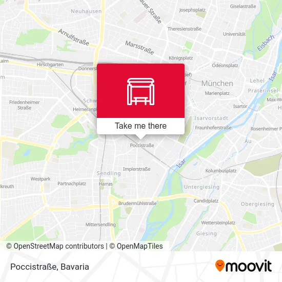 Карта Poccistraße