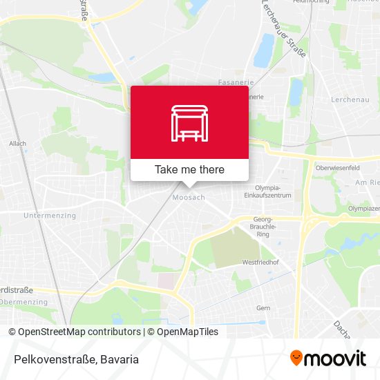 Карта Pelkovenstraße