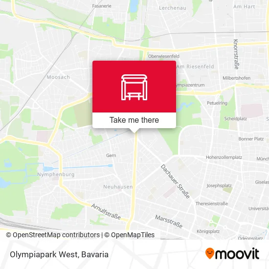 Карта Olympiapark West