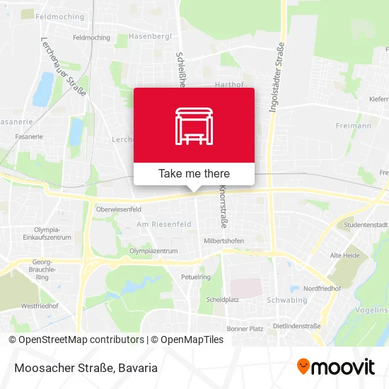 Карта Moosacher Straße