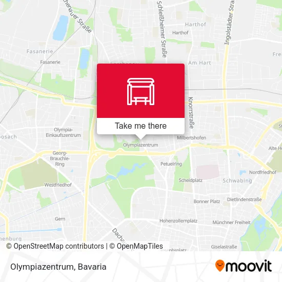 Карта Olympiazentrum