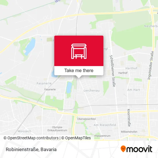 Карта Robinienstraße