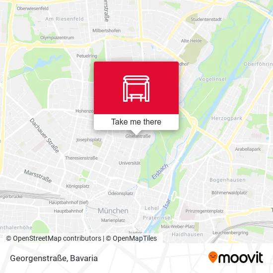 Карта Georgenstraße