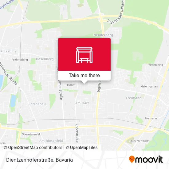 Карта Dientzenhoferstraße