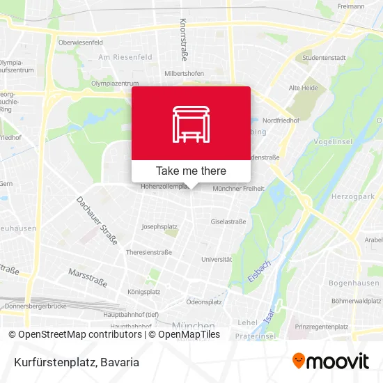 Карта Kurfürstenplatz
