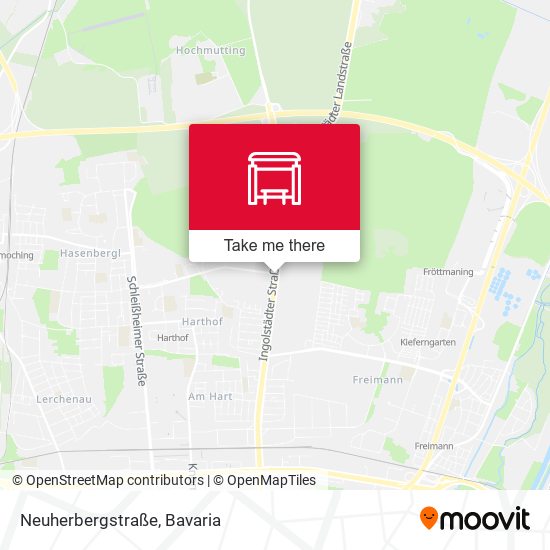 Карта Neuherbergstraße