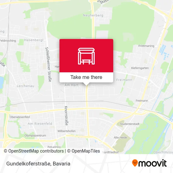 Карта Gundelkoferstraße