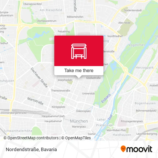 Карта Nordendstraße